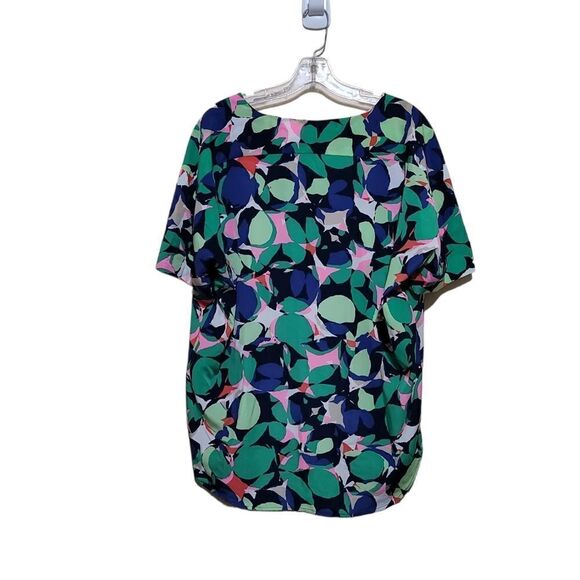 GAP Oversized Pink Green Blue Multicolored Tunic Top Sz Small - Picture 6 of 8